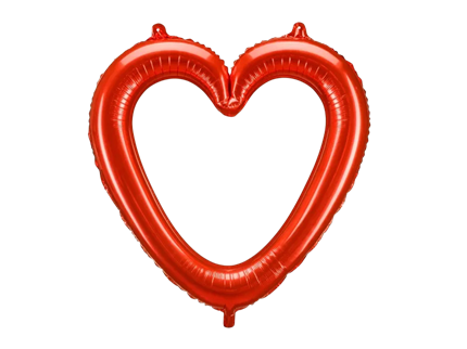 Aluminiumballon rotes Herz