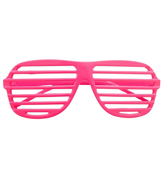 Neonpinkfarbene Shutterbrille