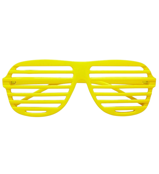Neongelbe Shutterbrille