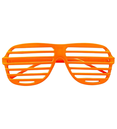 Verschlussbrille neonorange