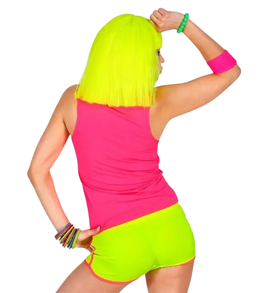 Neongelbe Shorts