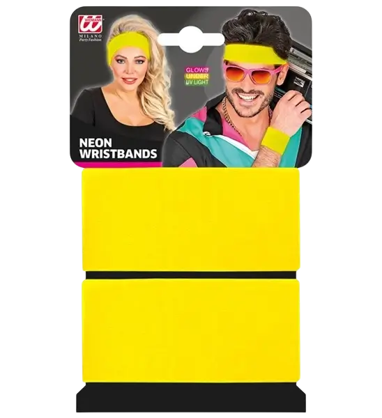 Paar neongrüne Bündchen