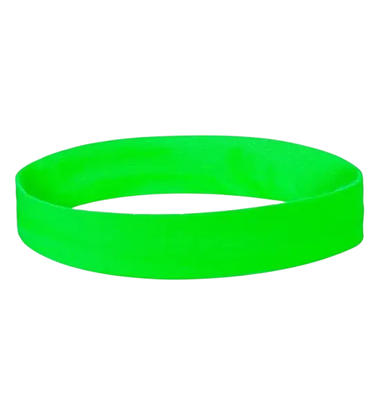Retro-Stirnband Neongrün
