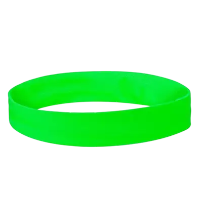 Retro-Stirnband Neongrün