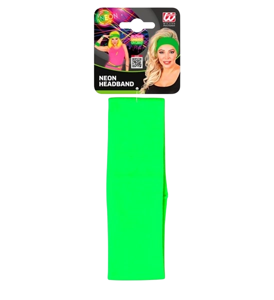 Neongrünes Stirnbandset