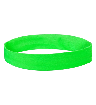 Neongrünes Stirnbandset