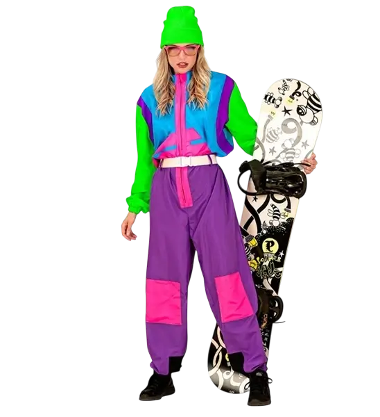 Snowborder Overall 80's - M