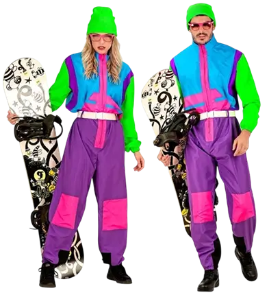 Snowborder Overall 80's - M