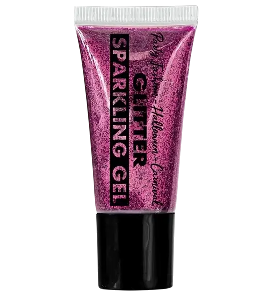 Rosa Glitzergel für Körper und Gesicht