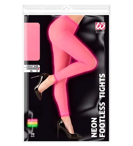 Neonfarbene Leggings - rosa
