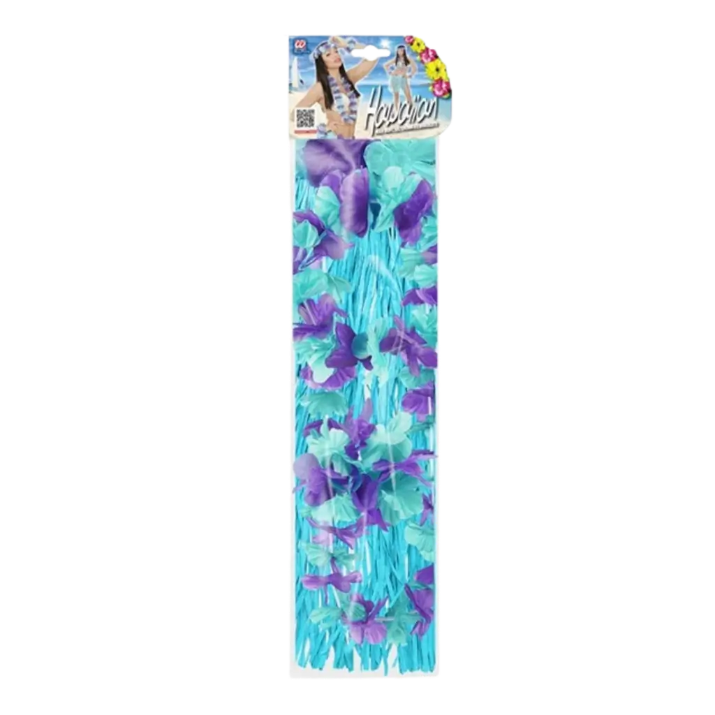 Hawaiianisches Kostümset blau