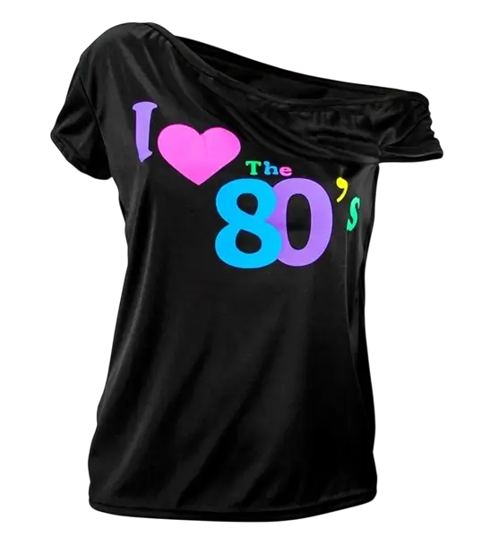 T-Shirt I Love The 80's - XXL