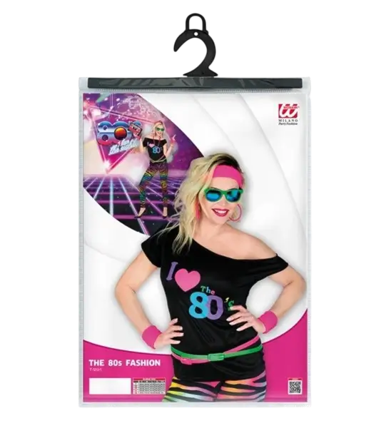 T-Shirt I Love The 80's - S/M