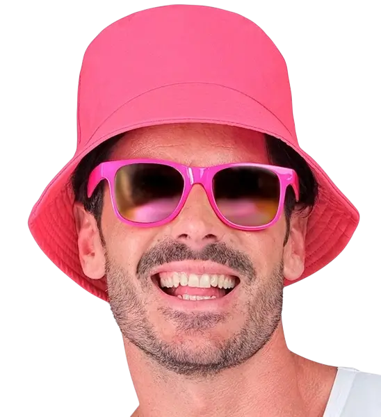 Hut Bob neonpink
