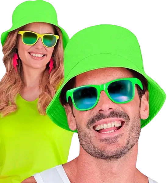 Hut Bob neongrün