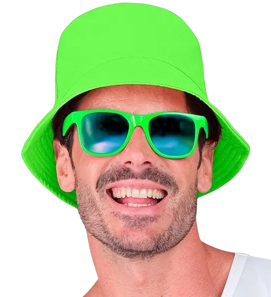 Hut Bob neongrün