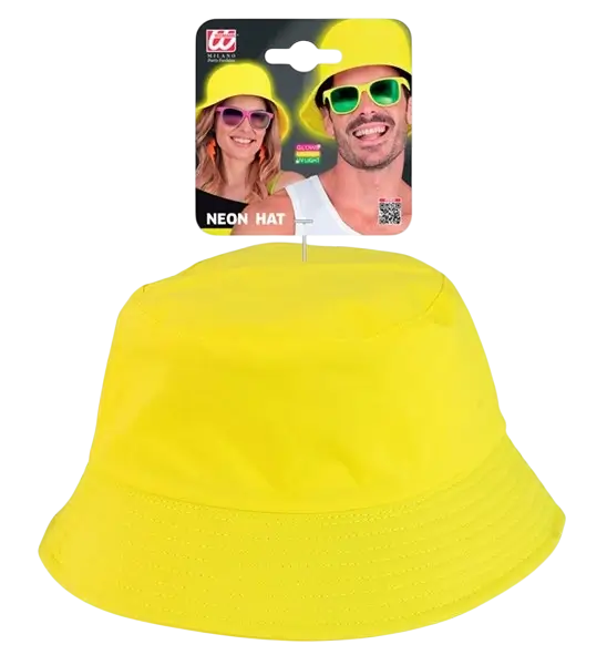 Neongelber Bob-Hut