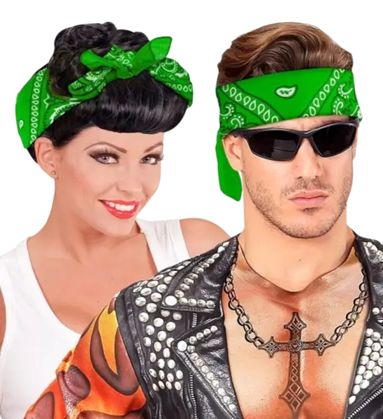 Grünes Bandana
