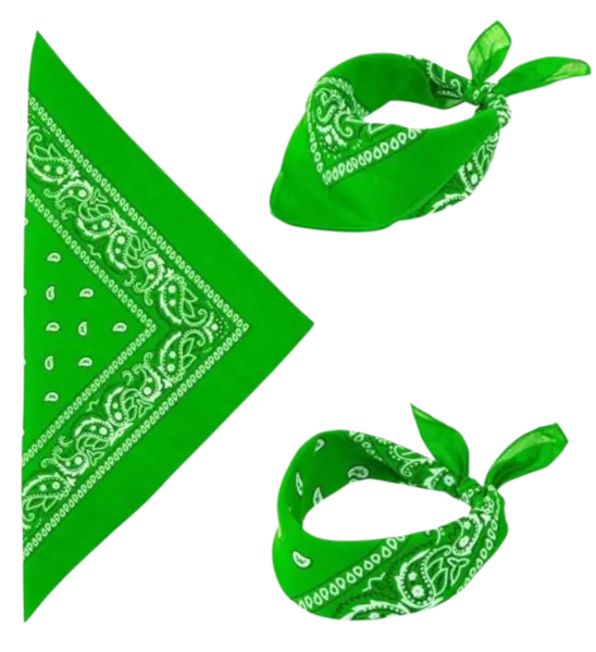 Grünes Bandana
