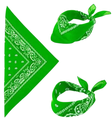 Grünes Bandana
