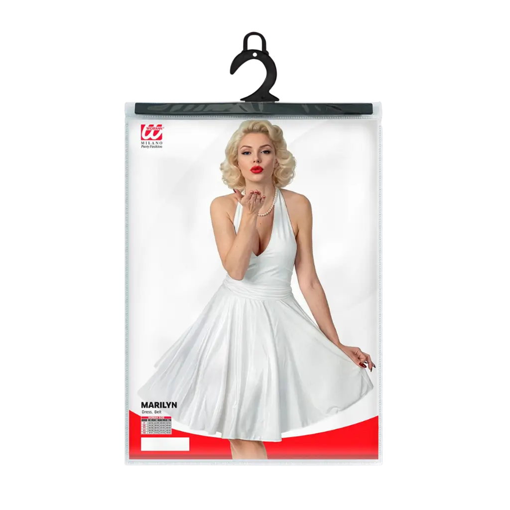 Weißes Kleid Marylin - M