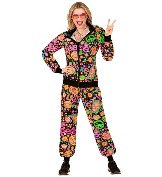 Hippie Peace Party Fashion Overall - L
