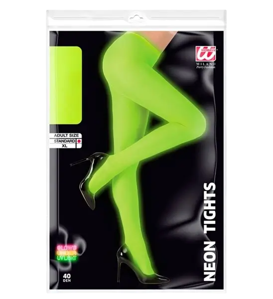 Strumpfhose in großen Größen neongrün