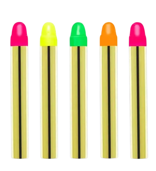 5er-Set Fluoreszenzstifte Körper