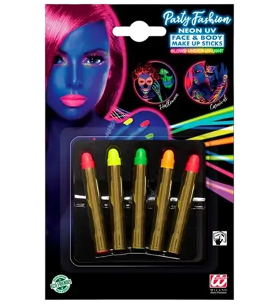 5er-Set Fluoreszenzstifte Körper
