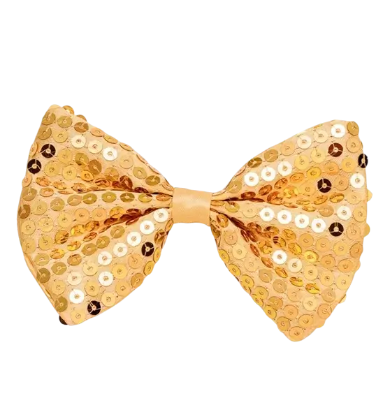 Schmetterlingsknoten goldene Pailletten