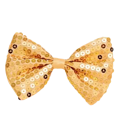 Schmetterlingsknoten goldene Pailletten