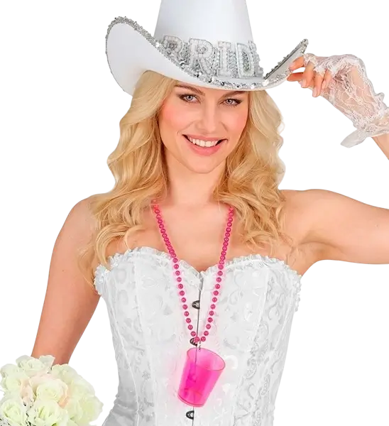 Shooting-Halskette in Neonpink