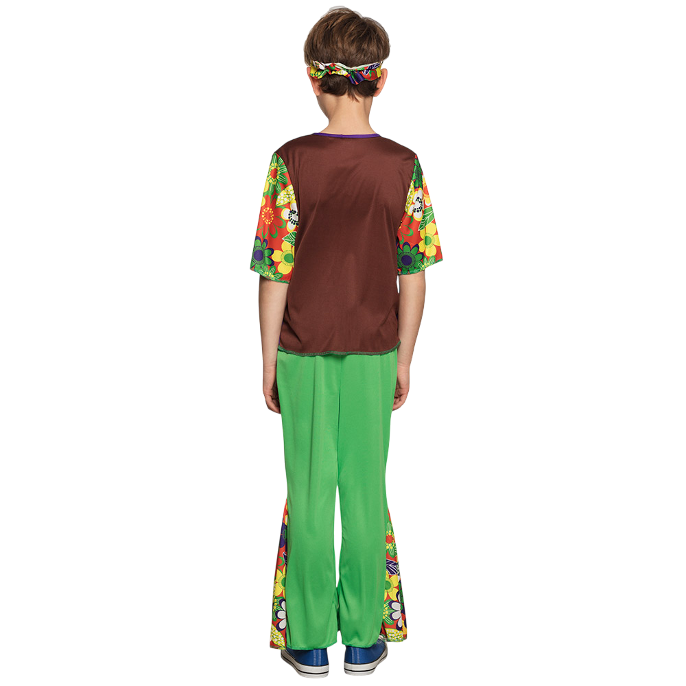 Hippie-Blumen-Kostüm, Jungen - 4-6 Jahre