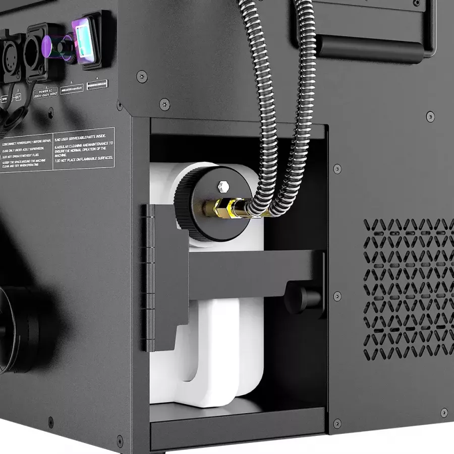 NOVA FOG JET - Nebelmaschine CO2-EFFEKT, IP65 + LED 24x9W - Projektion 15 Meter