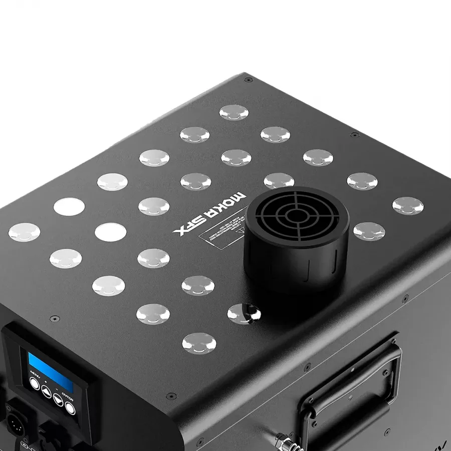 NOVA FOG JET - Nebelmaschine CO2-EFFEKT, IP65 + LED 24x9W - Projektion 15 Meter