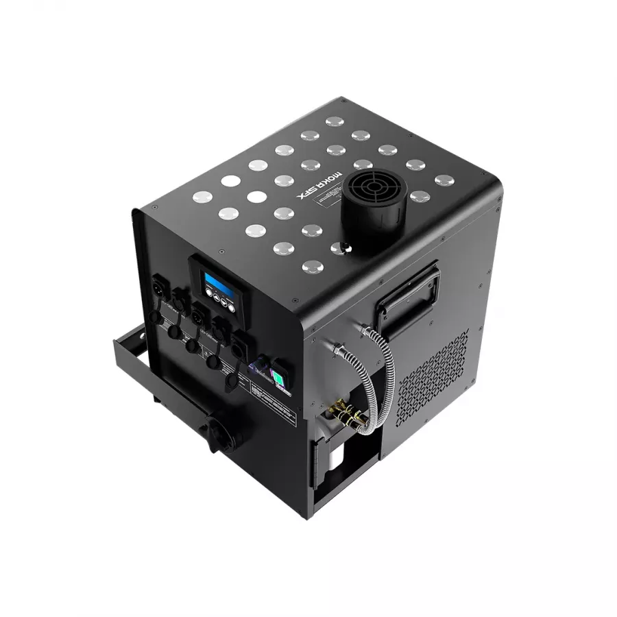 NOVA FOG JET - Nebelmaschine CO2-EFFEKT, IP65 + LED 24x9W - Projektion 15 Meter