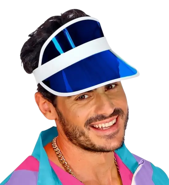 Blaue Schirmmütze