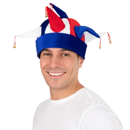 Bouffon-Hut - blau, weiß, rot - Frankreich-Fans