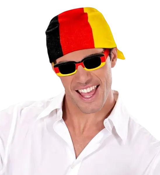Bandana Deutschland 55 cm aus Baumwolle - Fans und Verkleidung