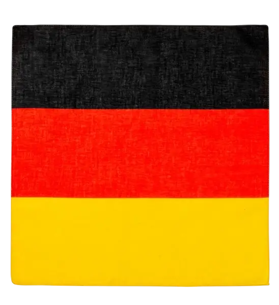 Bandana Deutschland 55 cm aus Baumwolle - Fans und Verkleidung