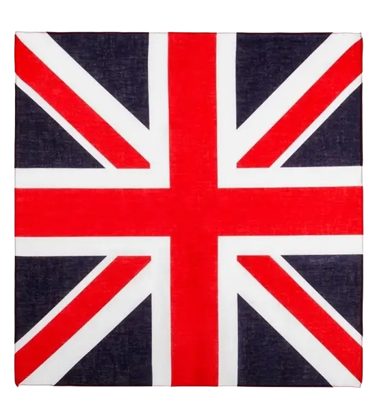 Bandana Großbritannien 55 cm Baumwolle - Fans und Kostüme