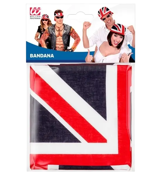 Bandana Großbritannien 55 cm Baumwolle - Fans und Kostüme