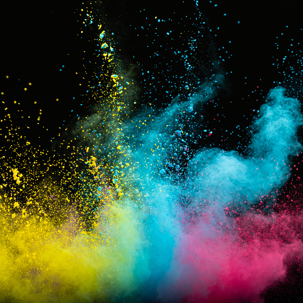 Holi-Pulver BLAU – Beutel à 75 Gramm