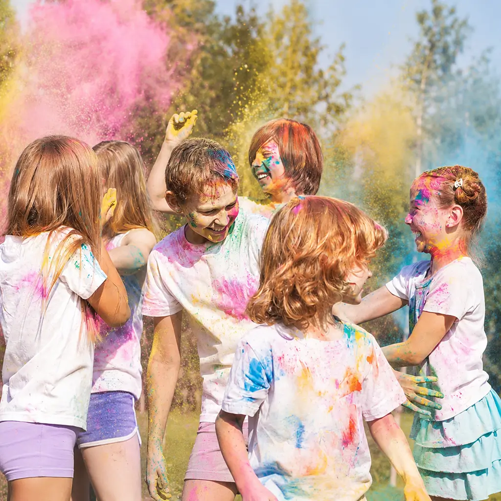 Holi-Pulver GELB – Beutel à 75 Gramm