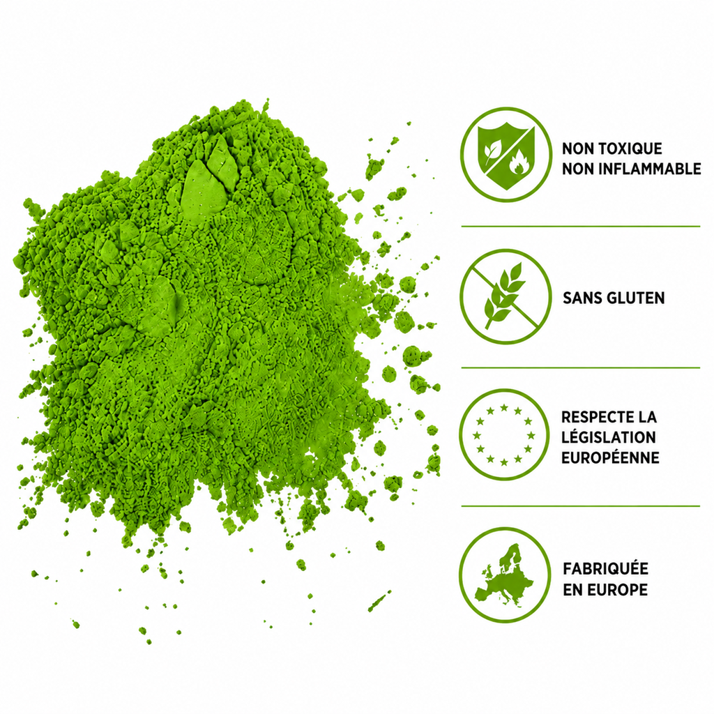 Holi-Pulver GRÜN – Beutel à 75 Gramm
