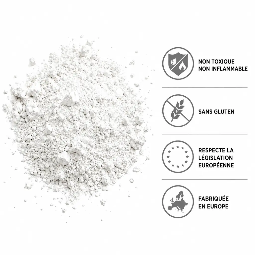 Holi-Pulver WEISS – Beutel à 75 Gramm