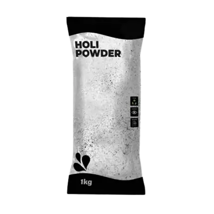 Weißes Holi-Pulver – 1-kg-Beutel