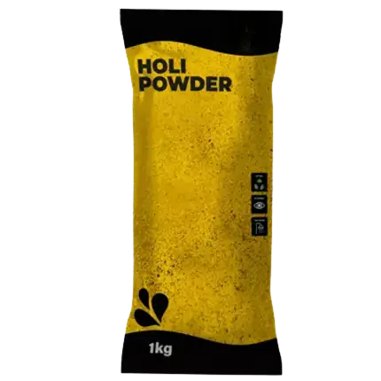 Gelbes Holi-Pulver – 1-kg-Beutel