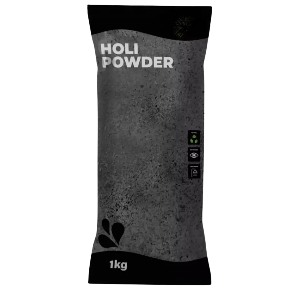 Schwarzes Holi-Pulver – 1-kg-Beutel