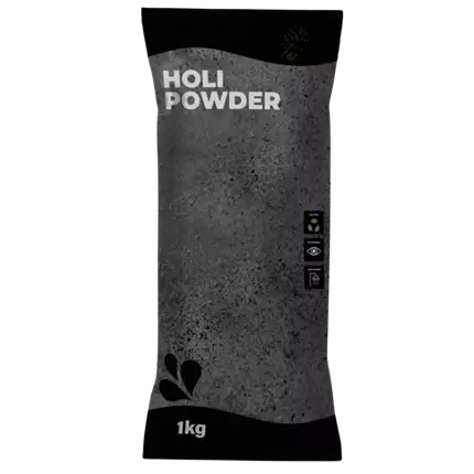 Schwarzes Holi-Pulver – 1-kg-Beutel
